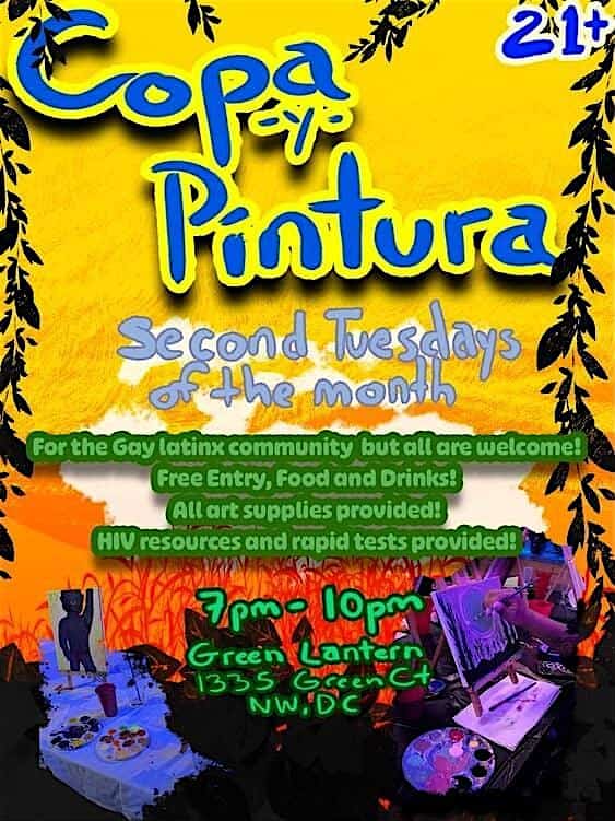 Copa y Pintura- Gay Latinx Sip and Paint at 1335 Green Ct NW – Washington, DC