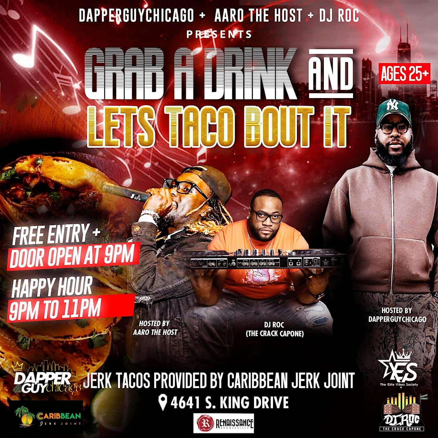 GRAB A DRINK & LETS TACO BOUT IT: TACO TUESDAY EXPERIENCE at The Renaissance Bronzeville – Chicago, IL