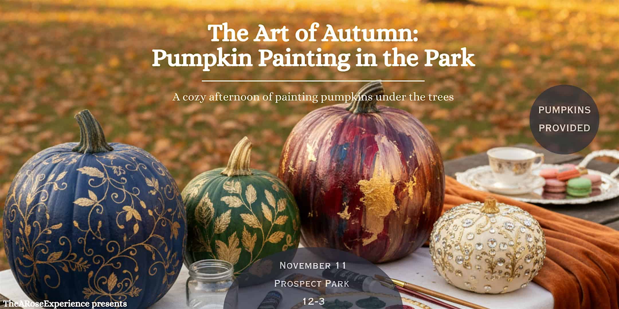 Pumpkin Painting in the Park at LeFrak Center at Lakeside – Brooklyn, NY