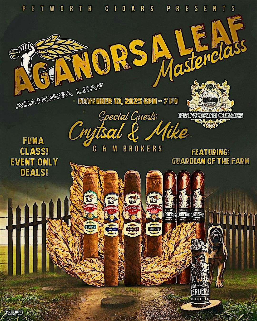 Cigar Blending Masterclass at Petworth Cigars – Washington, DC