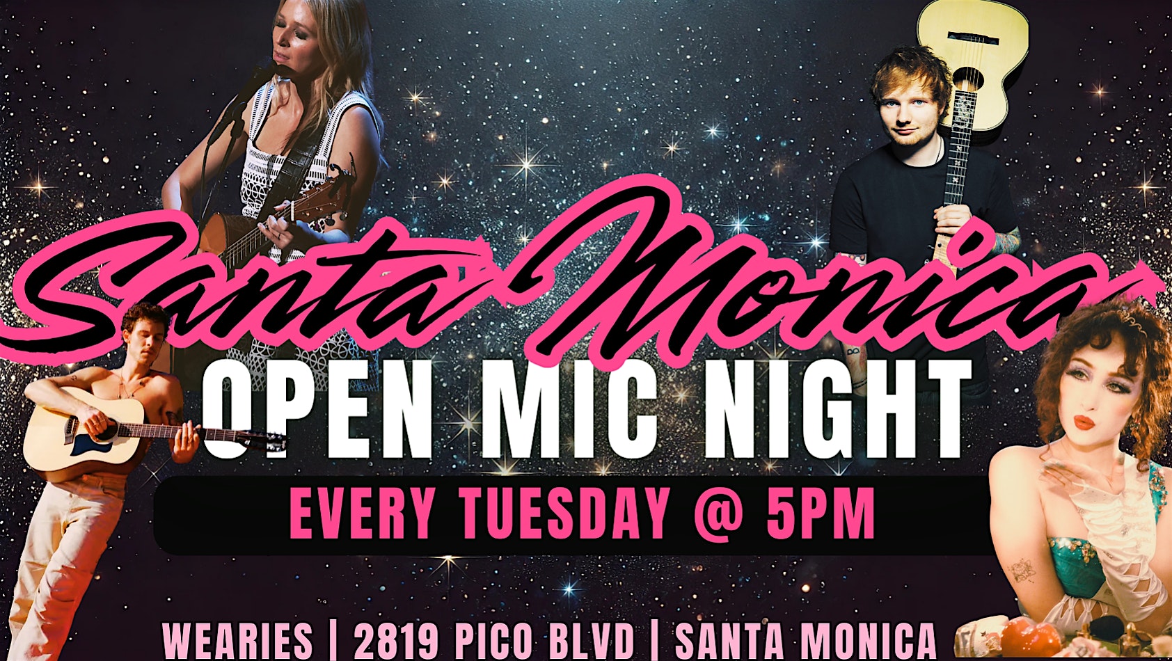 Santa Monica Open Mic Night at Weary Livers – Santa Monica, CA