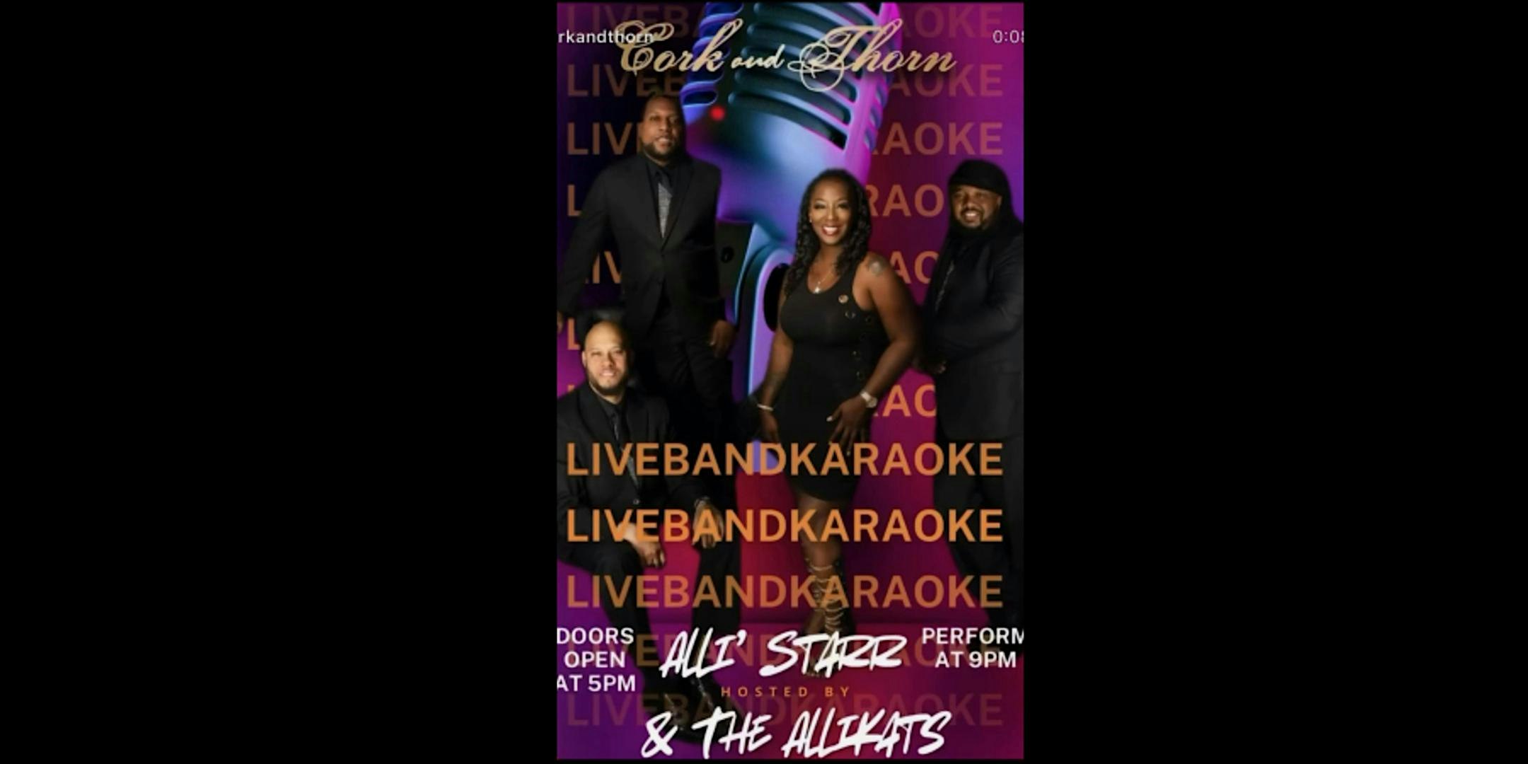 Live Band Karaoke at Cork and Thorn at 70 W Imperial Ave – Las Vegas, NV