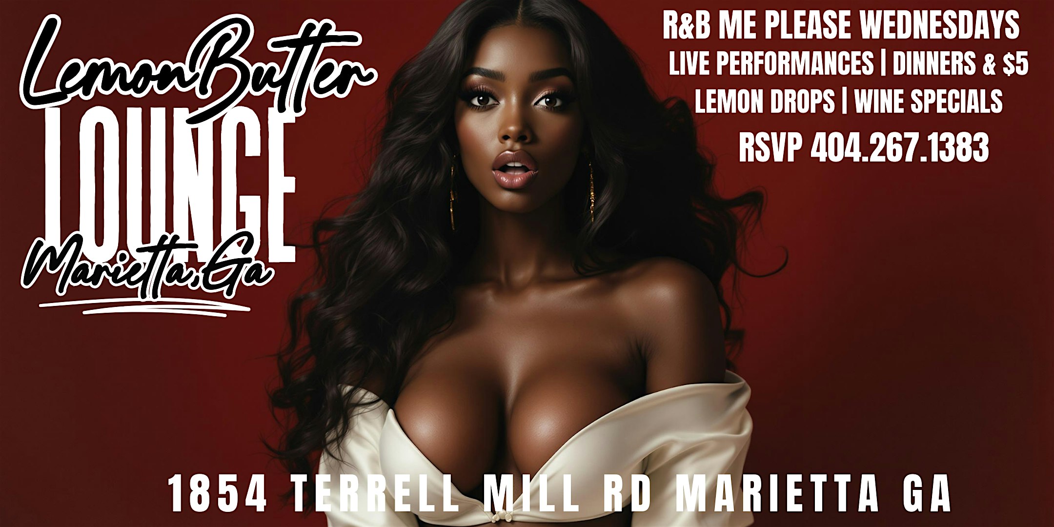 LIVE R&B WENDESDAY NIGHT PERFORMANCES at 1854 Terrell Mill Road SE – Marietta, GA