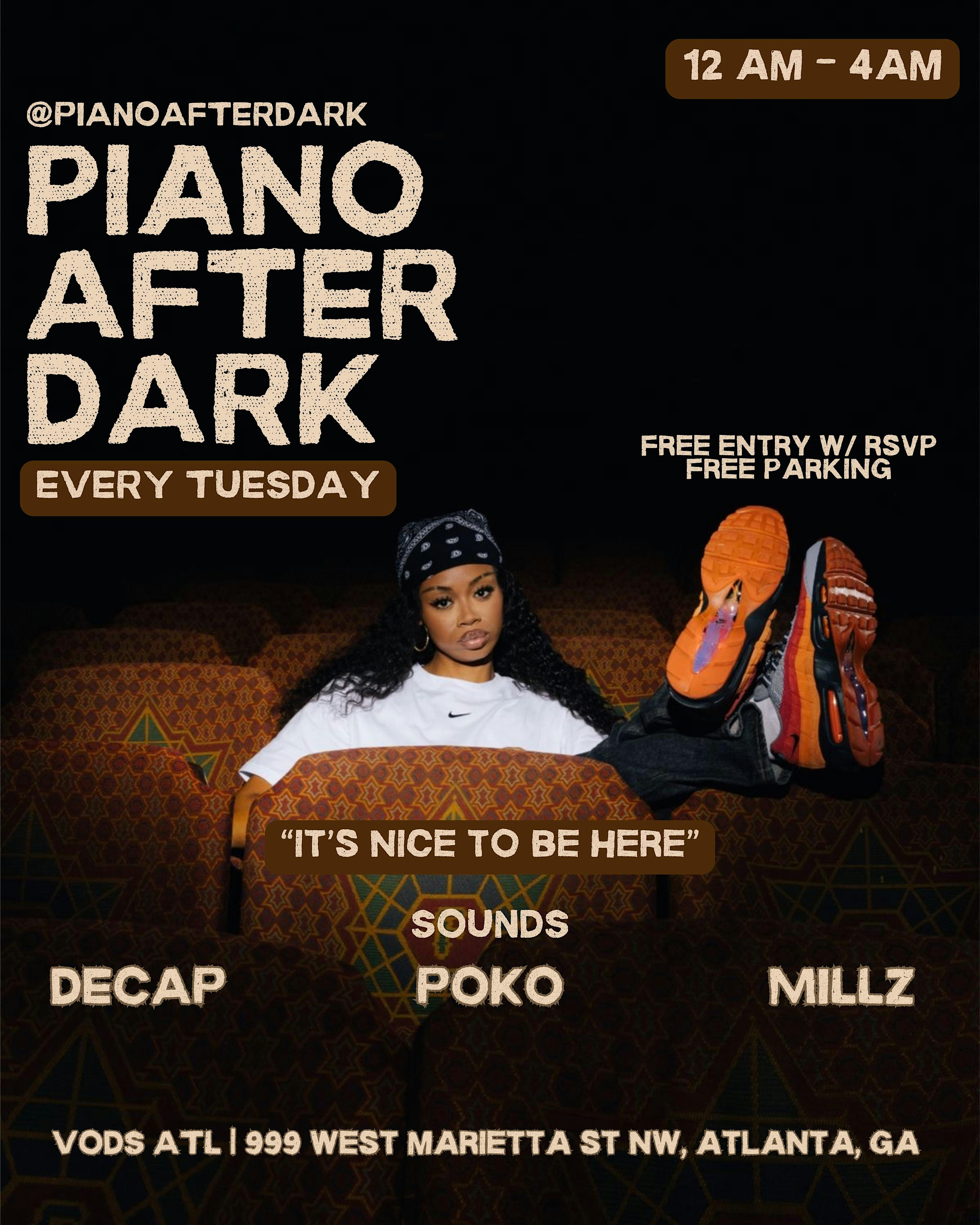 PIANO AFTER DARK at 999 West Marietta St NW – Atlanta, GA