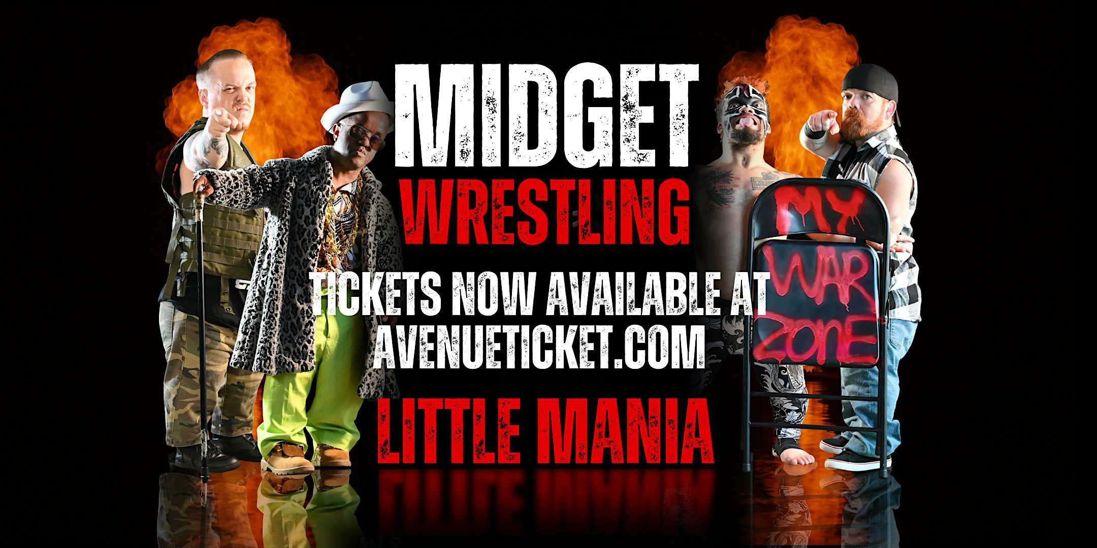 Little Mania Midget Wrestling – Sycamore, IL – Nov 12, 2025 – Buy Now at Denim & Diamonds Saloon – Sycamore, IL