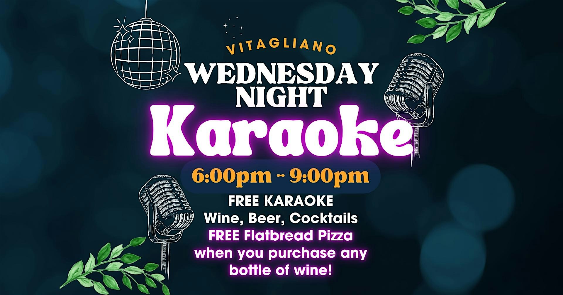 Karaoke Night! at Vitagliano Winery – Temecula, CA