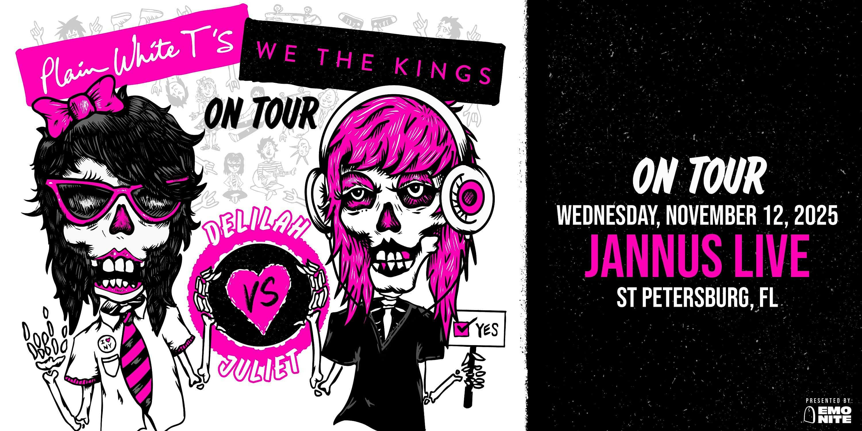 PLAIN WHITE T’S & WE THE KINGS – ST PETE at Jannus Live – St. Petersburg, FL