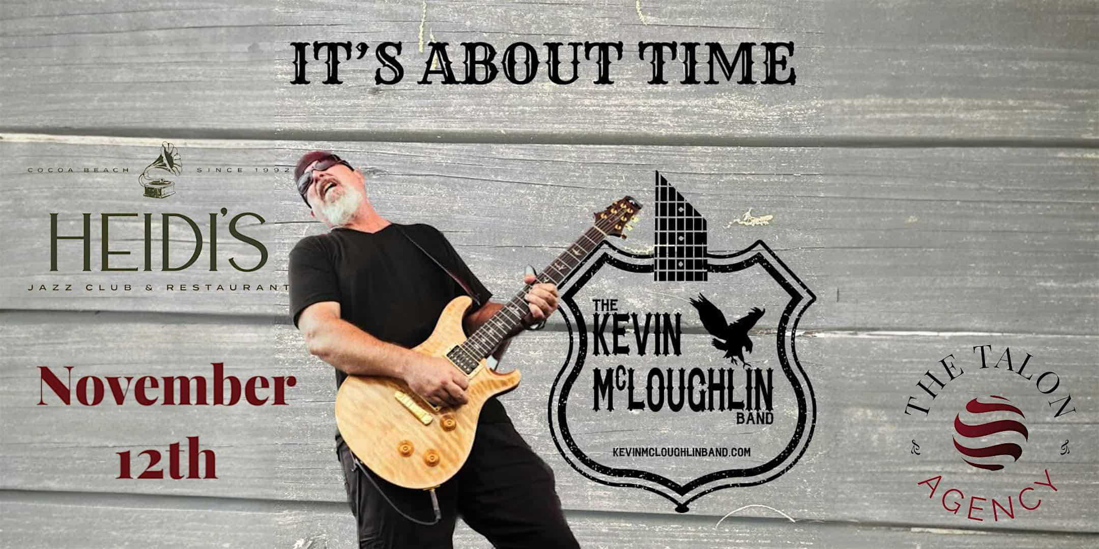 Kevin McLoughlin Debut at Heidi’s Jazz Club at Heidi’s Jazz Club – Cocoa Beach, FL