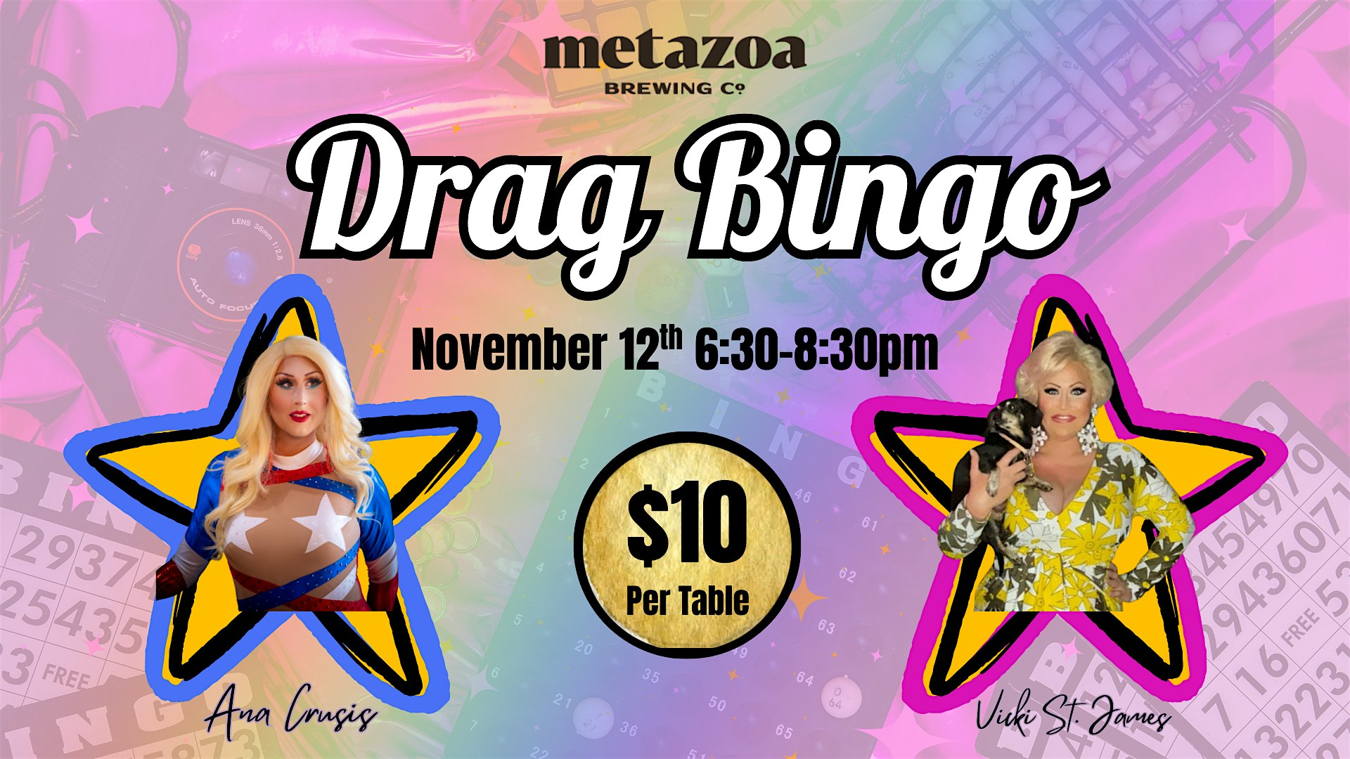 Drag Bingo! at Metazoa Brewing Company – Indianapolis, IN