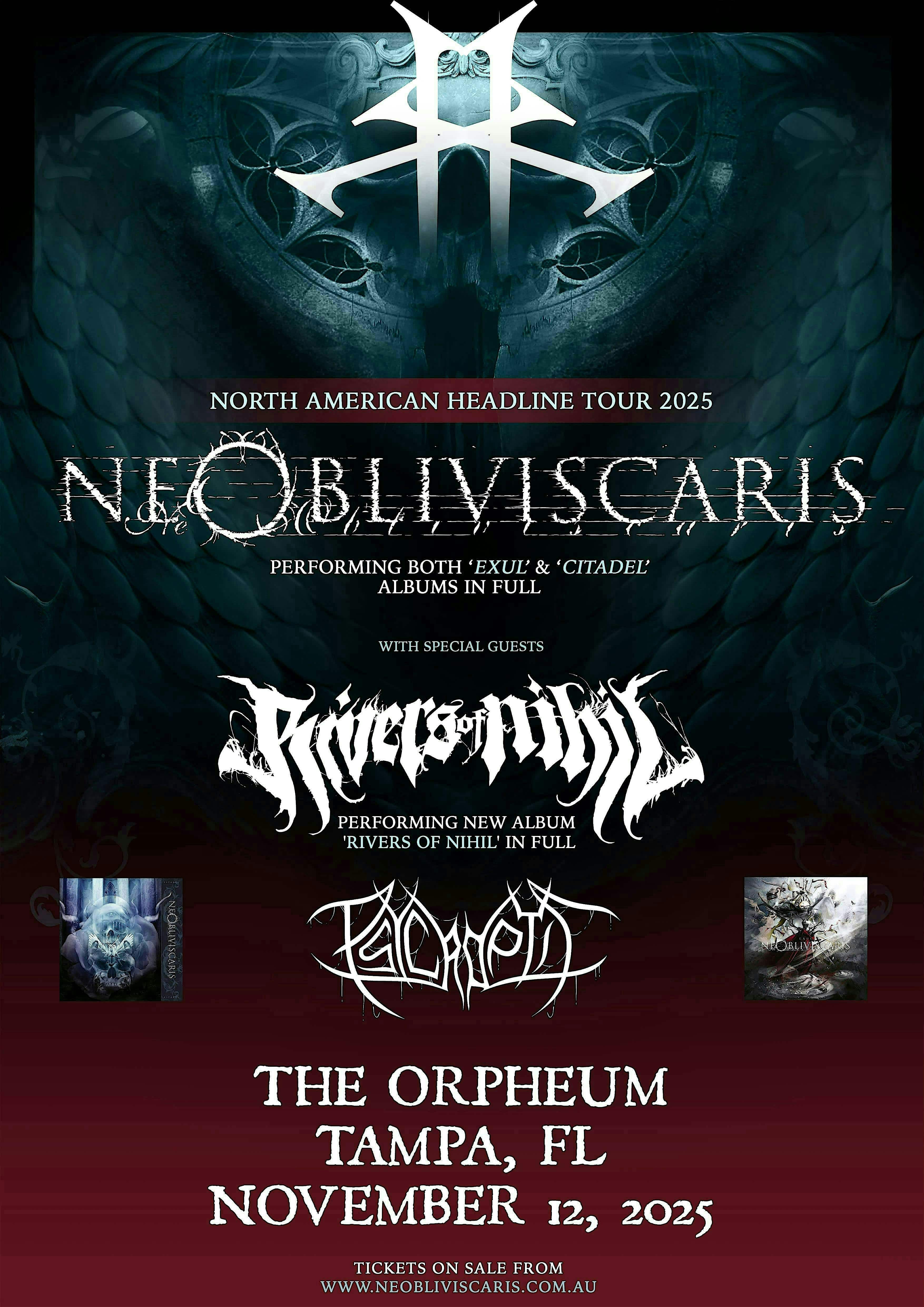 NE OBLIVISCARIS at The Orpheum – Tampa, FL