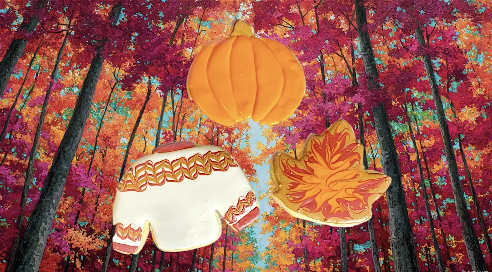 Fall Sugar Cookie Decorating with Royal Icing at Our CupCakery – Dublin, OH