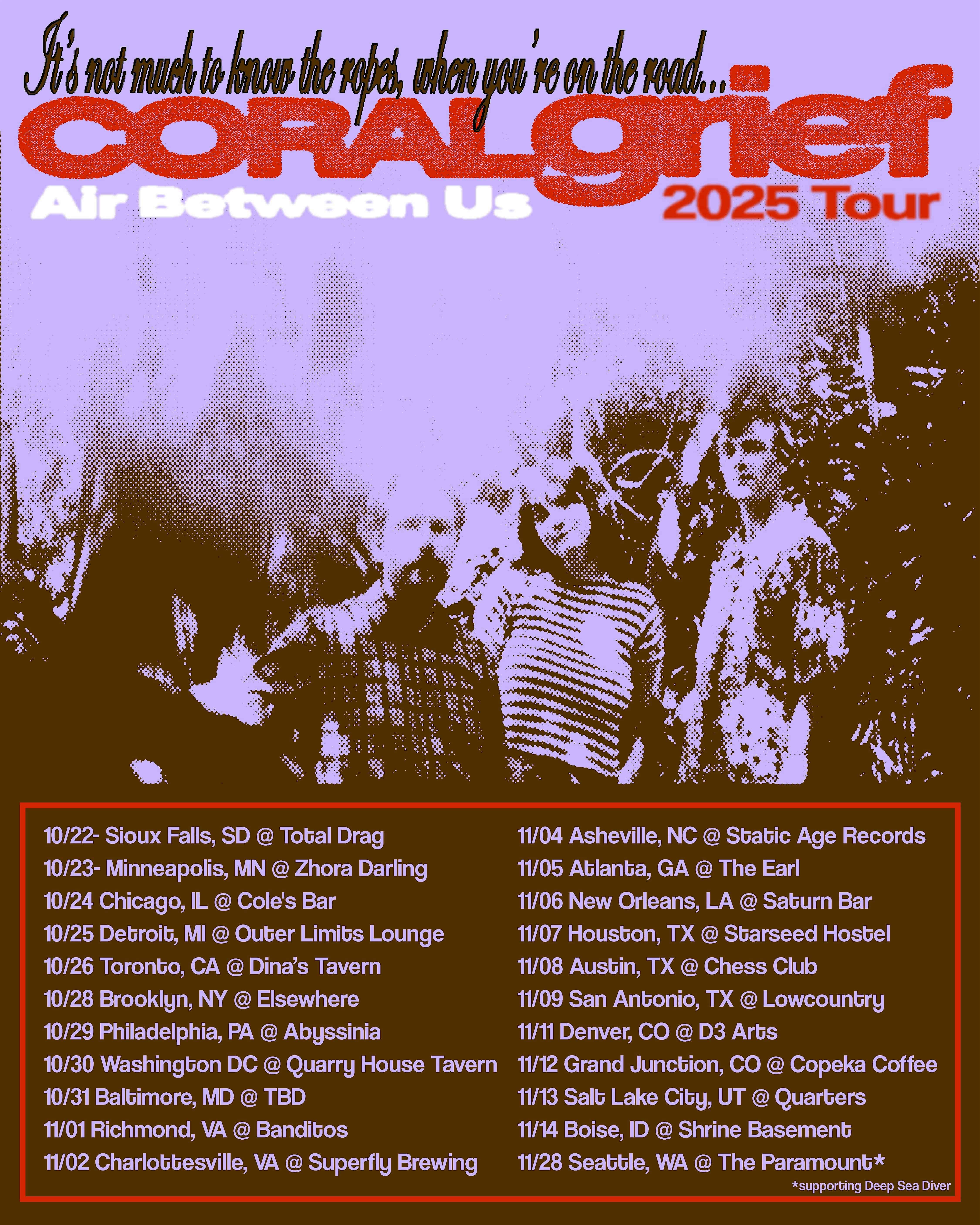 Coral Grief, Super Fox, & Girldad @ Copeka at Copeka Coffee – Grand Junction, CO