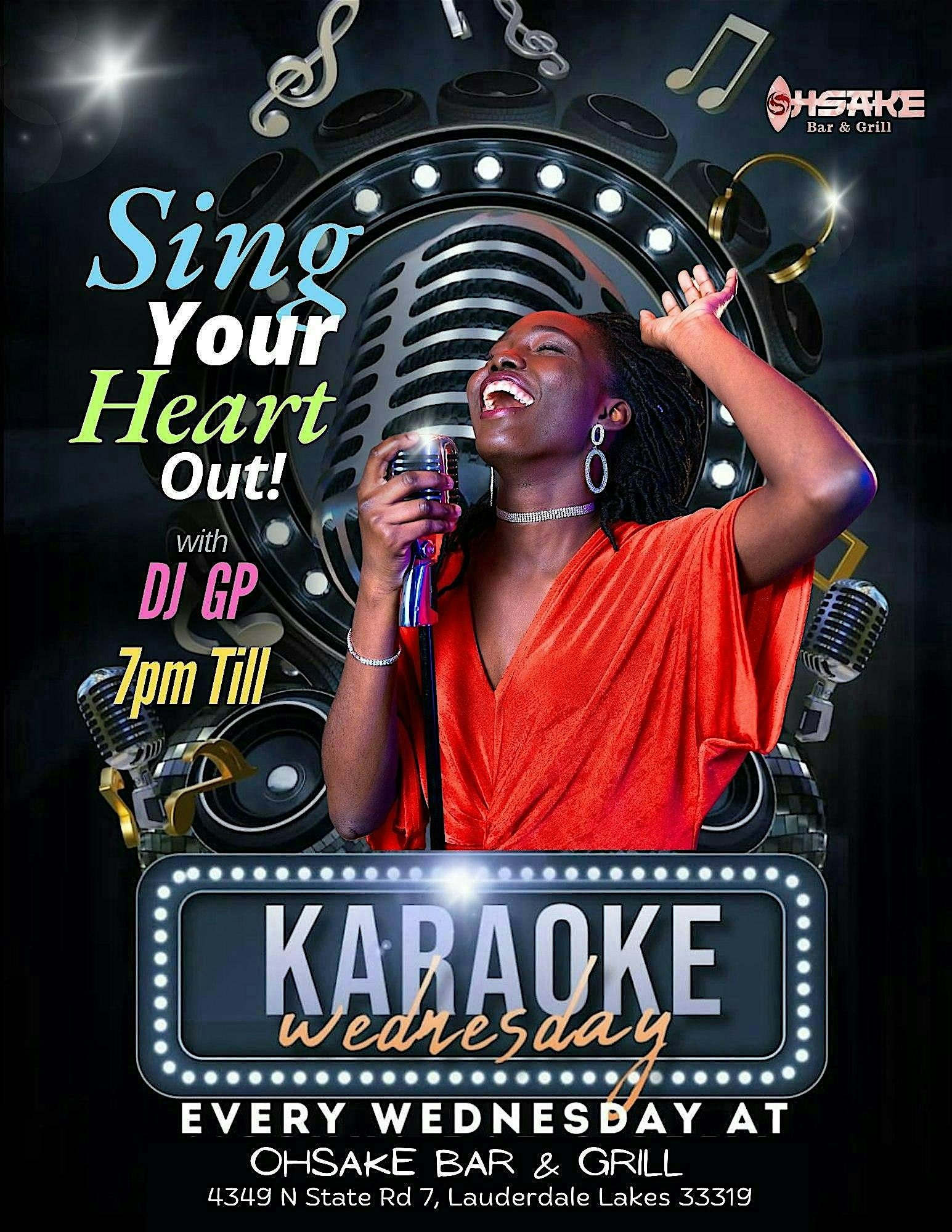Karaoke Wednesday at 4349 N State Rd 7 – Lauderdale Lakes, FL