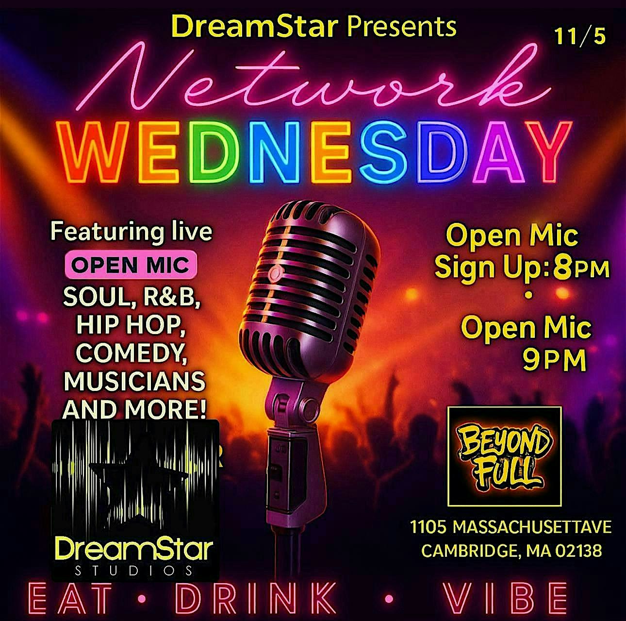 Network Wednesdays at Beyond Full – Cambridge, MA