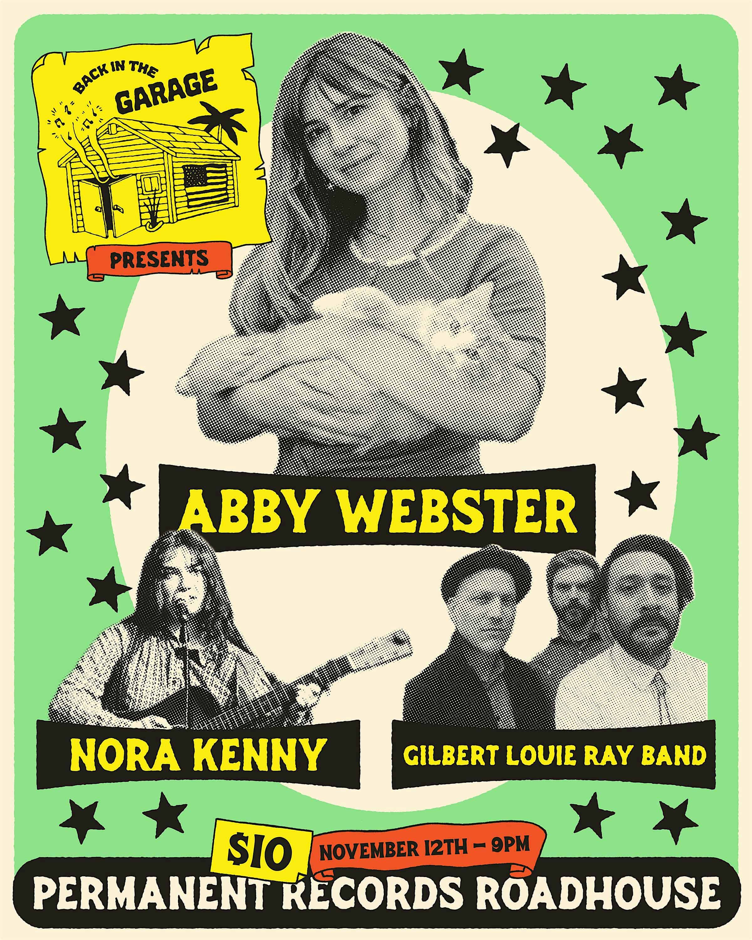 Abby Webster, Nora Kenny, Gilbert Louie Ray Band at Permanent Records Roadhouse – Los Angeles, CA