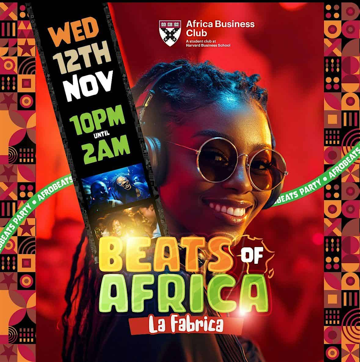 Beats of Africa Party at La Fabrica – Cambridge, MA
