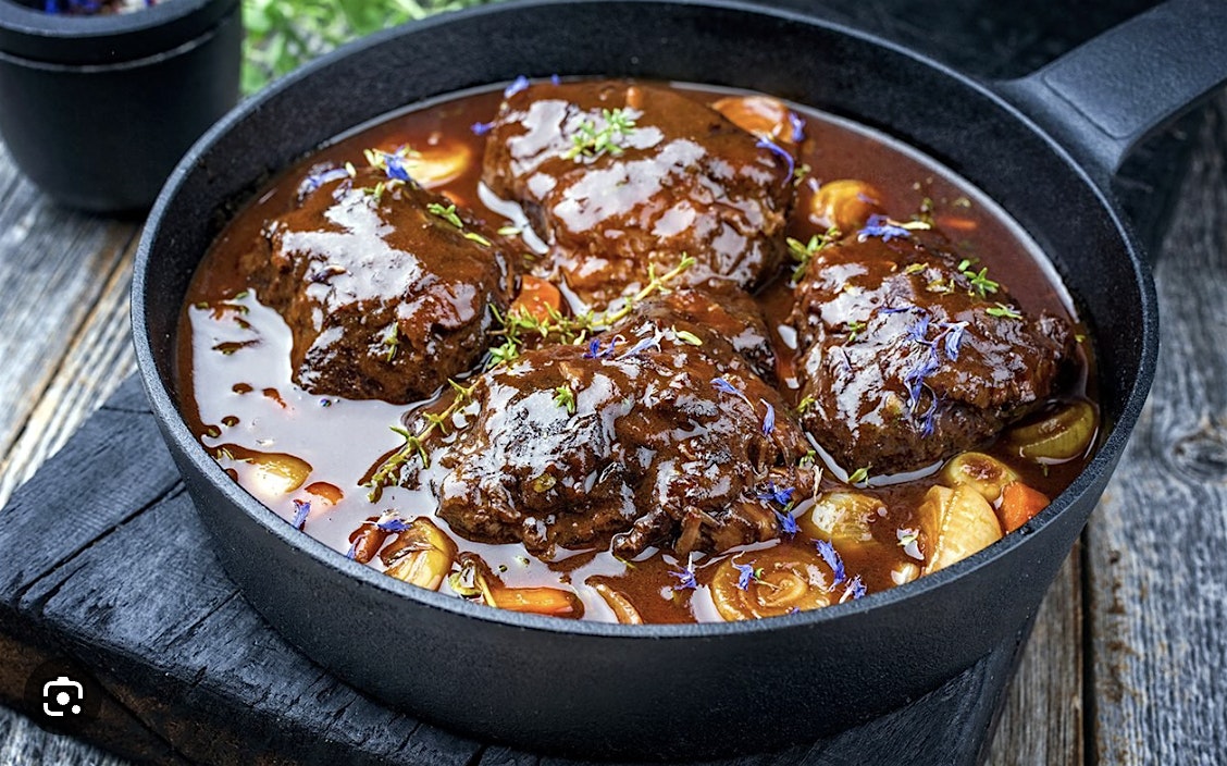 Braised meats cooking class with Chef Bob at 127 Elm St – Damariscotta, ME