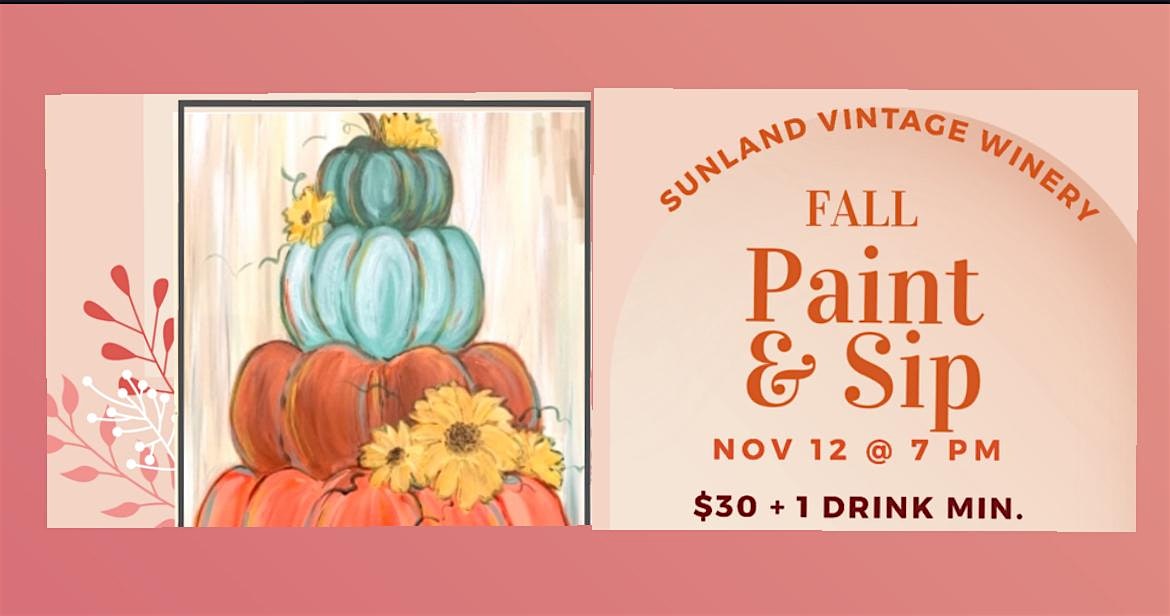 Fall Paint & Sip at Sunland Vintage Winery – Thousand Oaks, CA