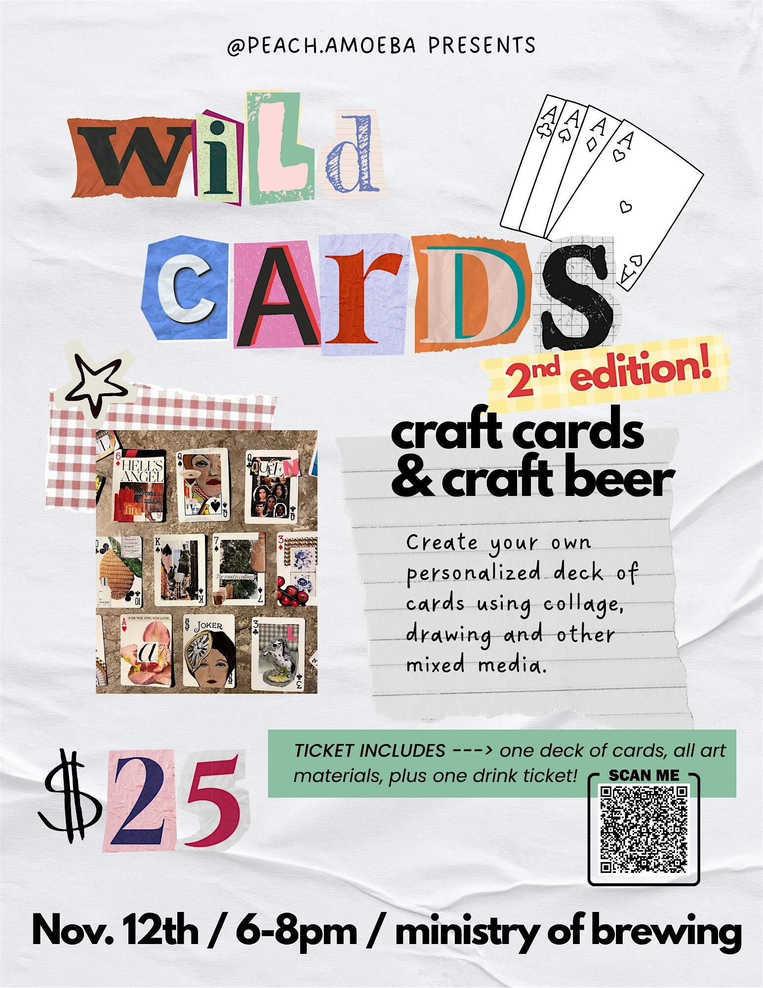 Wild Cards – Craft Cards & Craft Beer (2nd Edition!) at Ministry of Brewing – Baltimore, MD