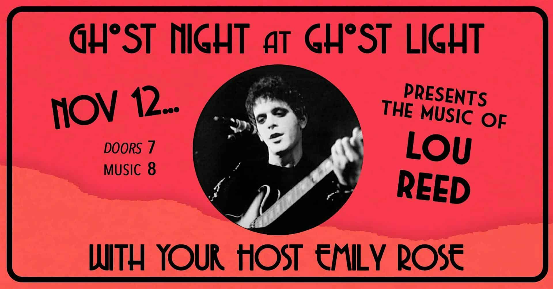 Ghost Night at Ghost Night: The Music of Lou Reed at Ghost Light, Caniff Street, Hamtramck, MI, USA – Hamtramck, MI