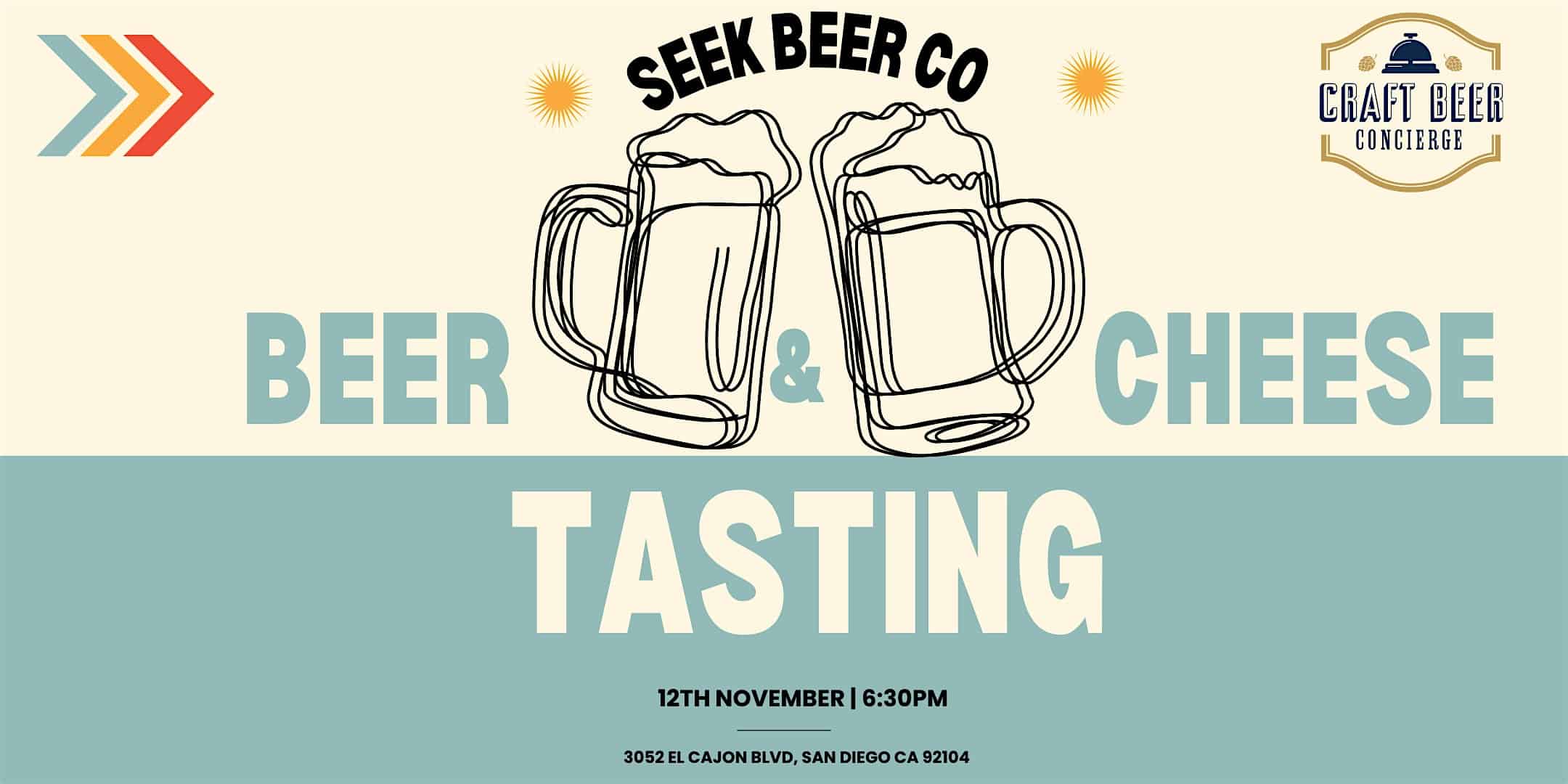 Beer & Cheese Tasting at Seek Beer Co at Seek Beer Co. – San Diego, CA