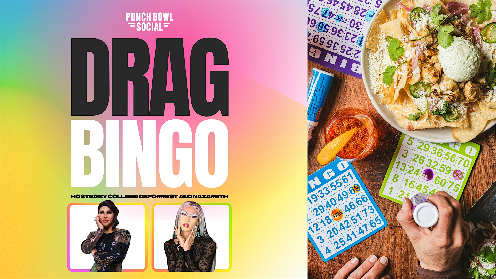 Austin, TX Domain – Drag Bingo @ Punch Bowl Social at Punch Bowl Social Austin Domain – Austin, TX