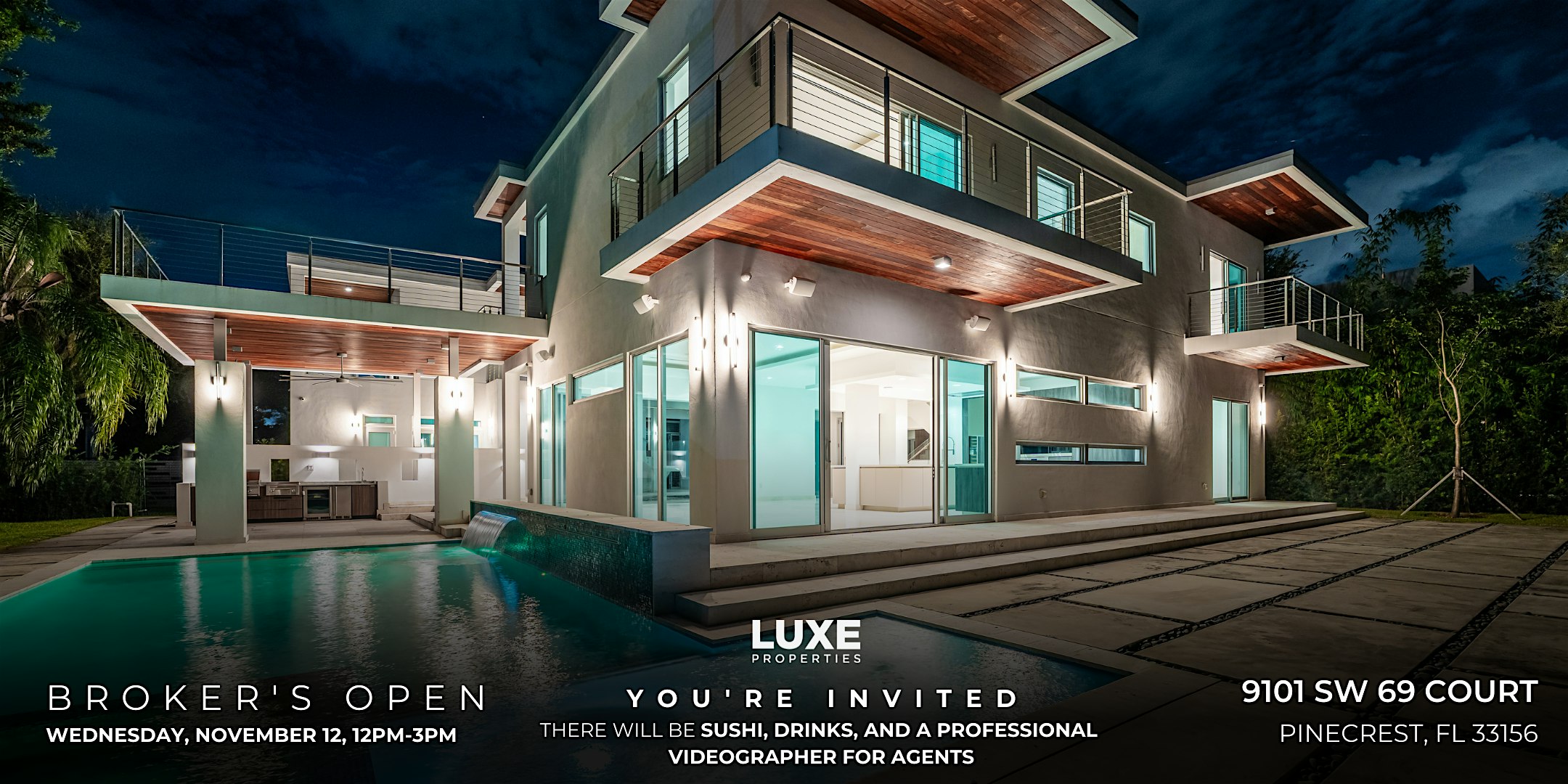 Brokers Open – Pinecrest Estate at 9109 SW 69th Ct – Pinecrest, FL