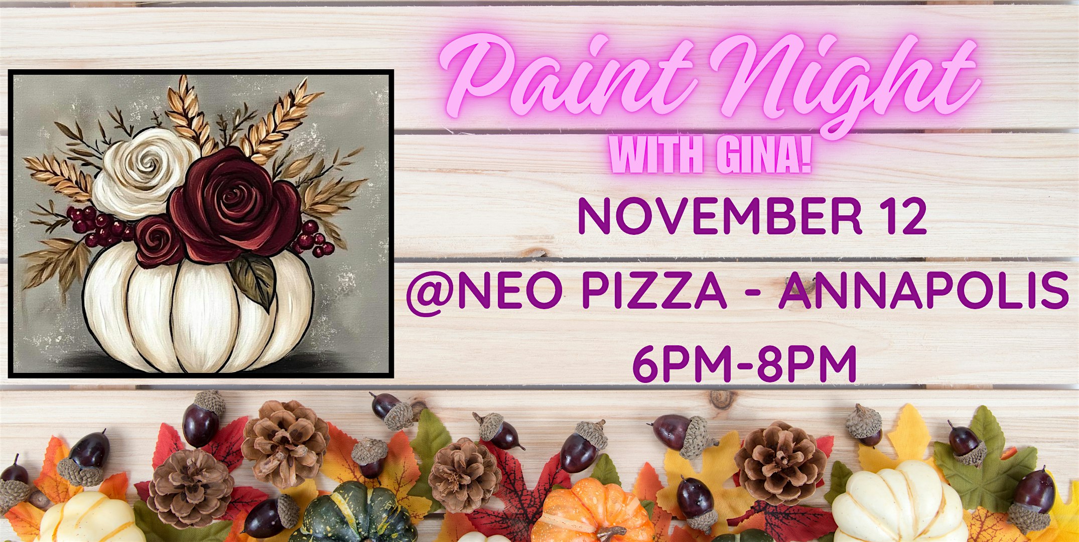 Paint Night @ NEO PIZZA – Annapolis at Neo Pizza & Taphouse – Annapolis, MD