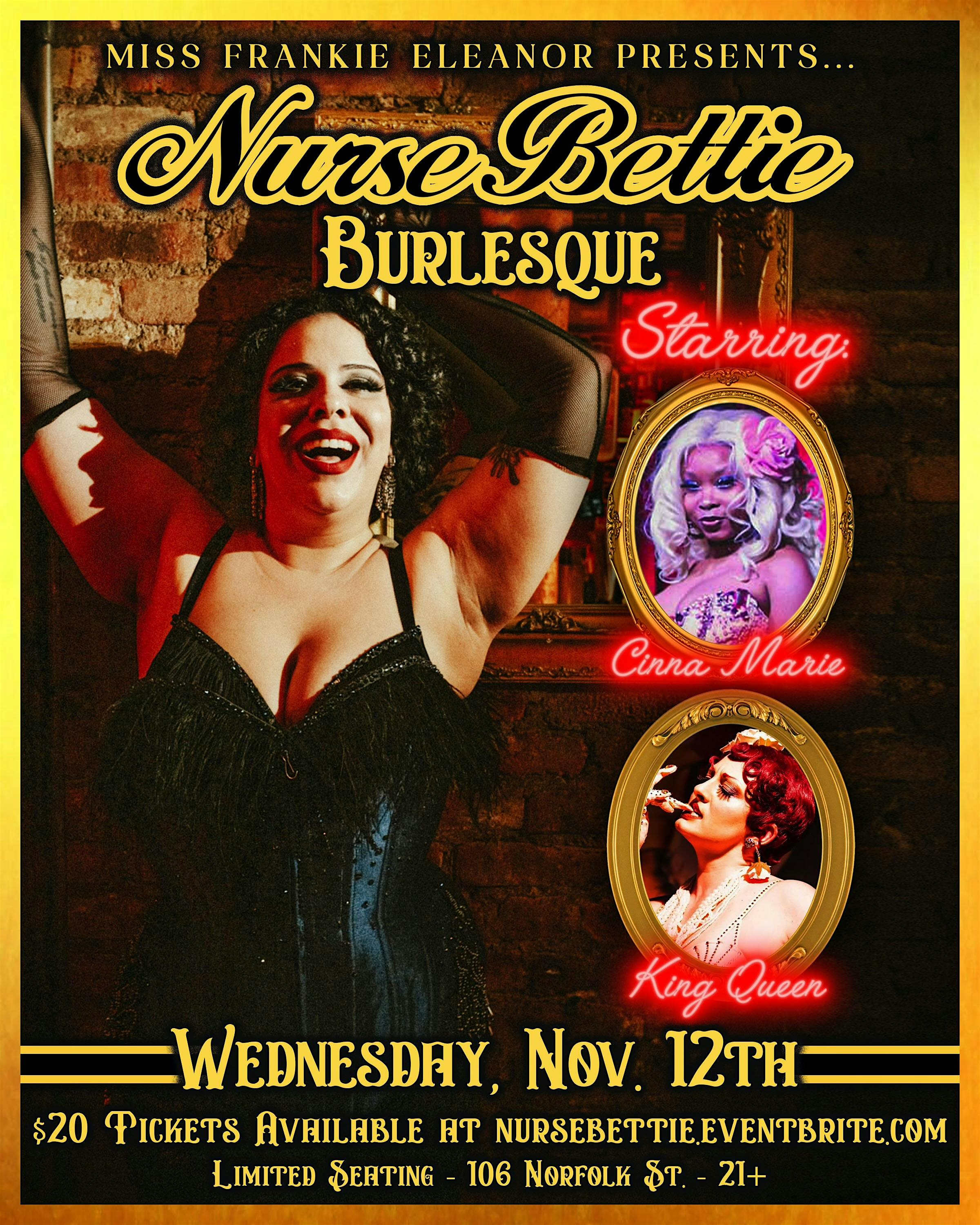 Nurse Bettie Burlesque Show at Nurse Bettie – New York, NY