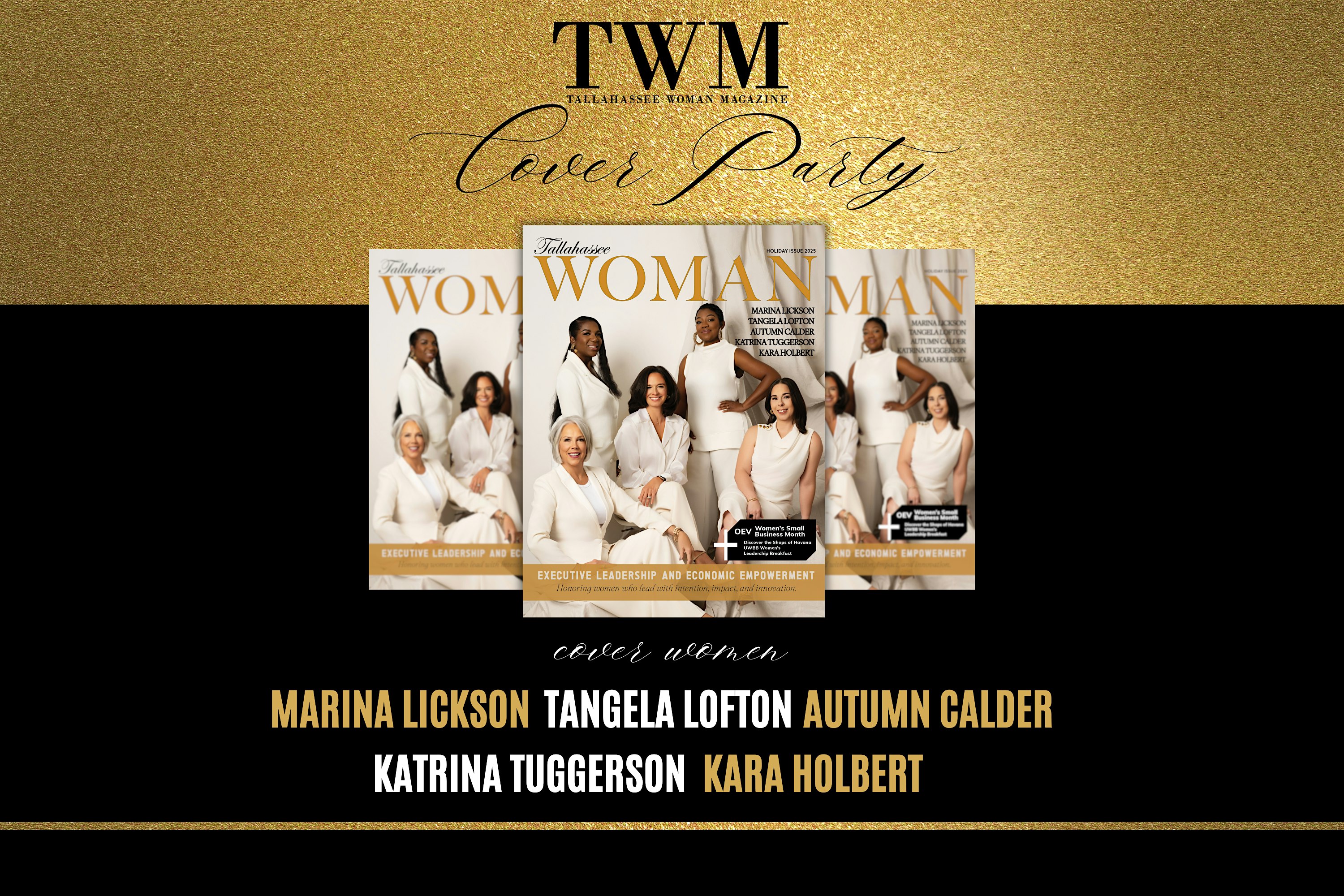 TWM Holiday Cover Celebrating , Executive Leadership & Economic Development at 111 S Monroe St – Tallahassee, FL