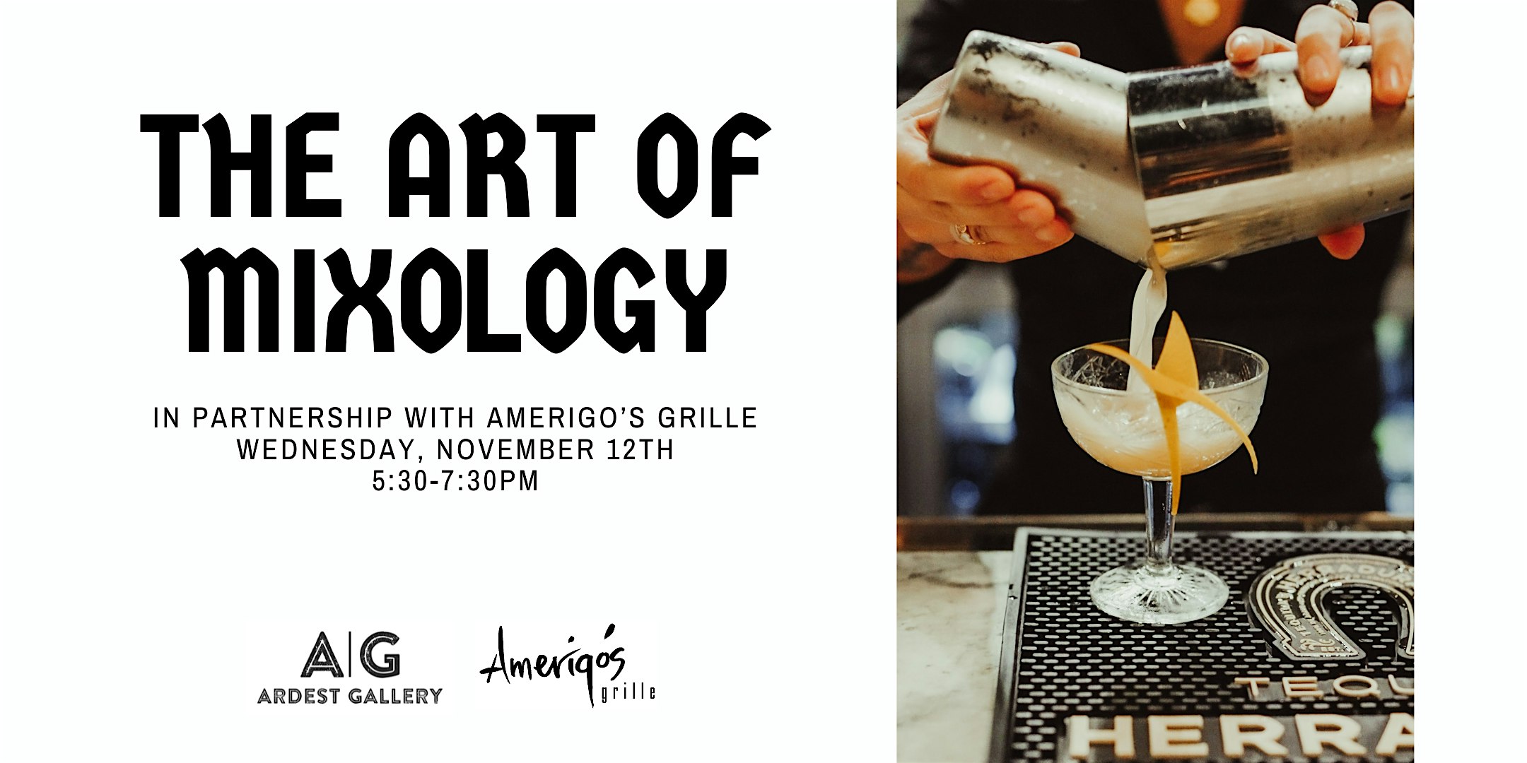 The Art of Mixology – An Evening of Art & Artisanal Cocktails at Ardest Gallery – The Woodlands, TX