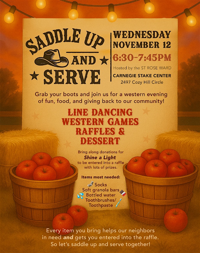 Saddle up and Serve at The Church of Jesus Christ of Latter-day Saints – Henderson, NV