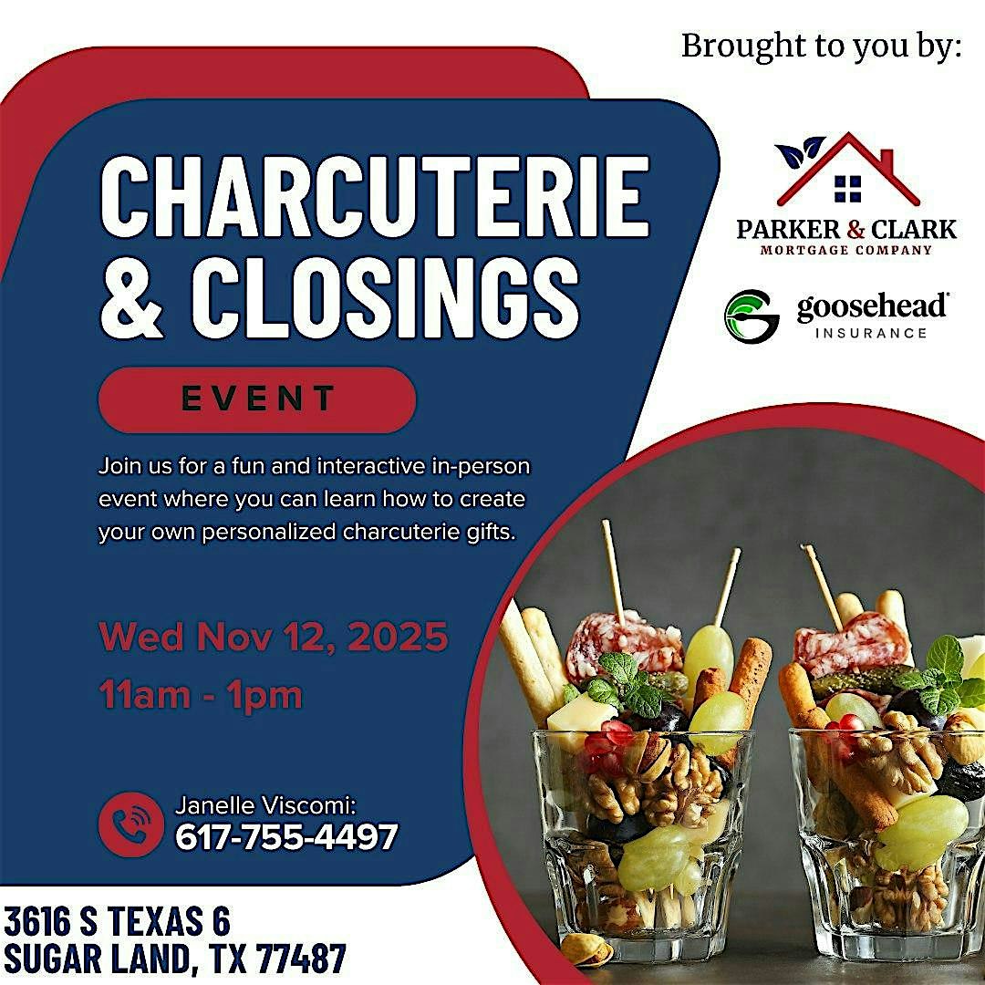 Realtor Pop By Event: Charcuterie & Closings at 3616 S Texas 6 – Sugar Land, TX