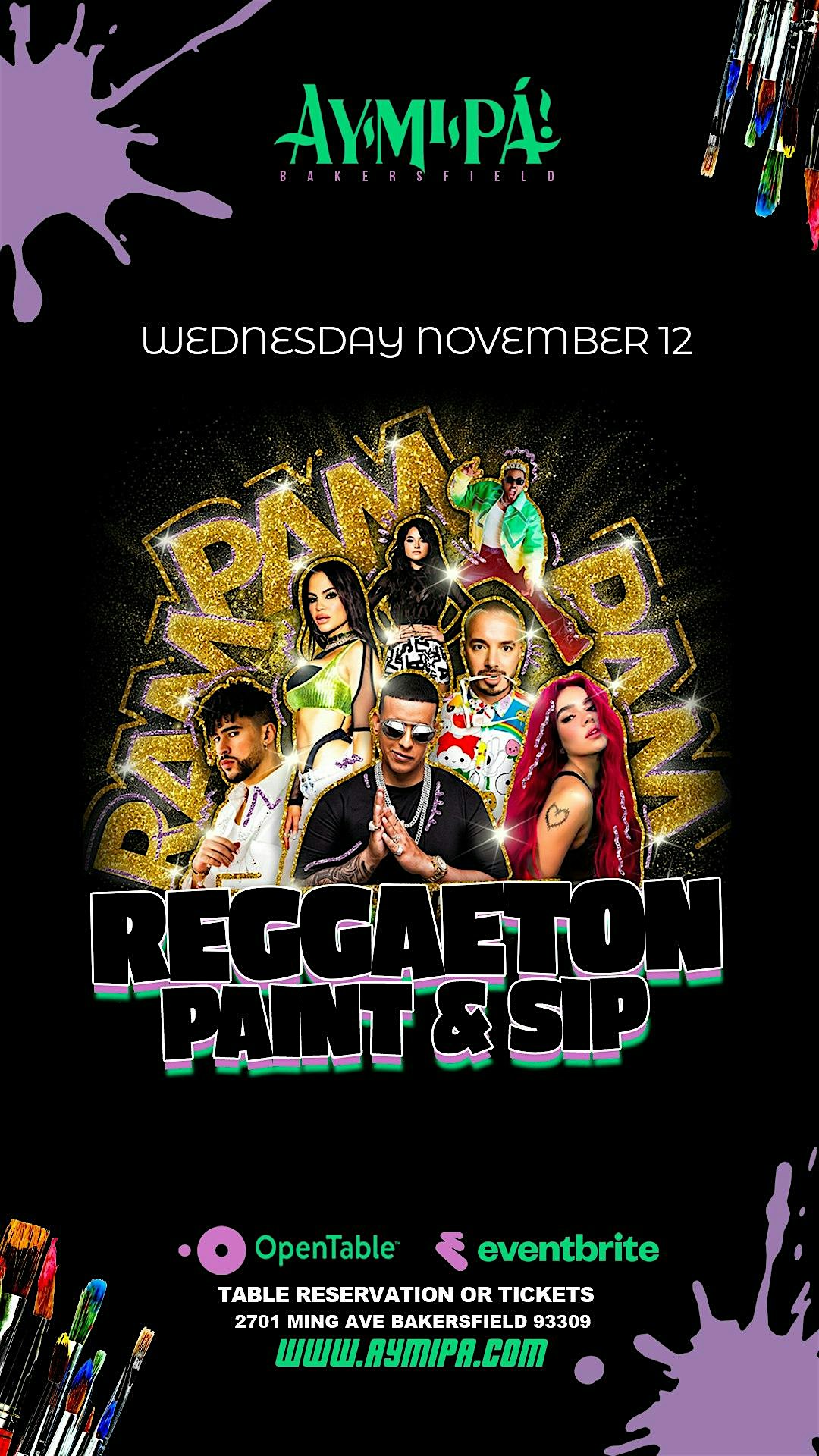 PAINT & SIP (REGGAETON EDITION) at Ay Mi Pa – Bakersfield – Bakersfield, CA