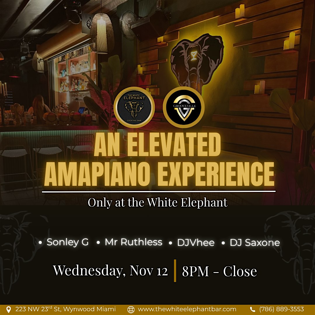 An Elevated Amapiano Experience at 223 NW 23rd St – Miami, FL