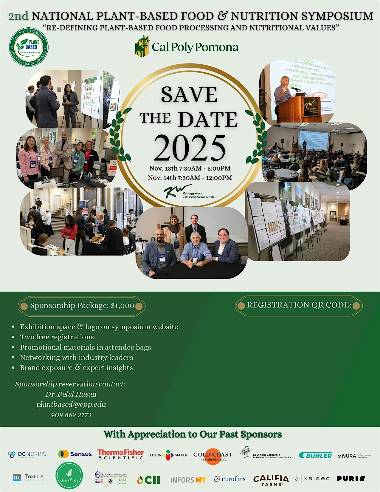 2nd National Plant-Based Food & Nutrition Symposium (2025) at 3801 W Temple Ave bldg 76 – Pomona, CA