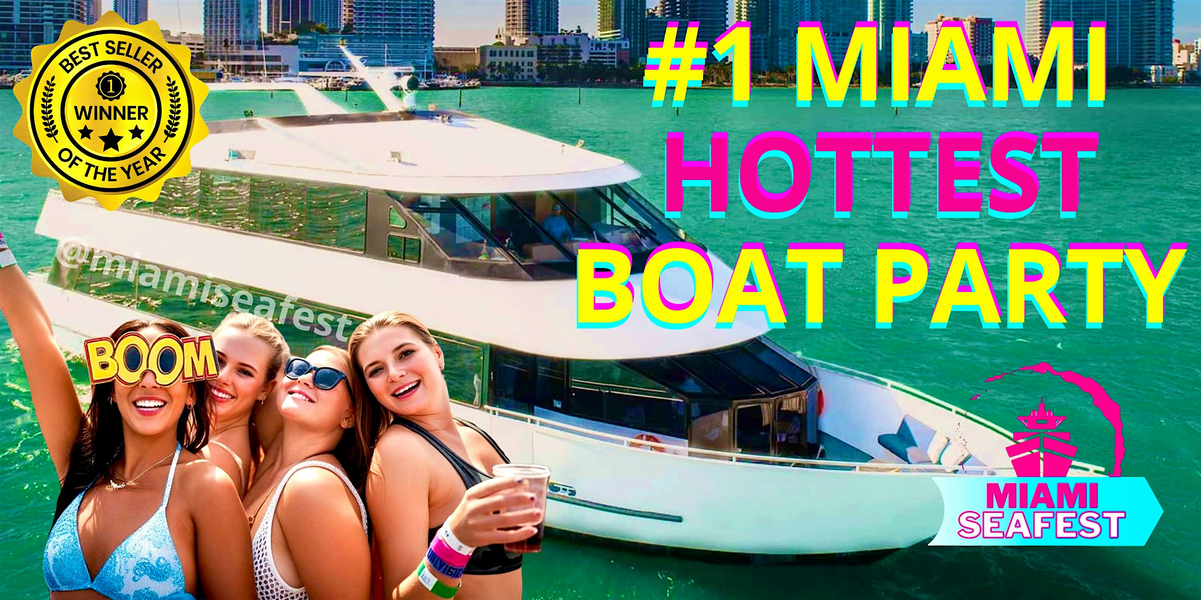 Best Boat Party – All Inclusive Party Boat Package at Boat Party Miami – Miami, FL