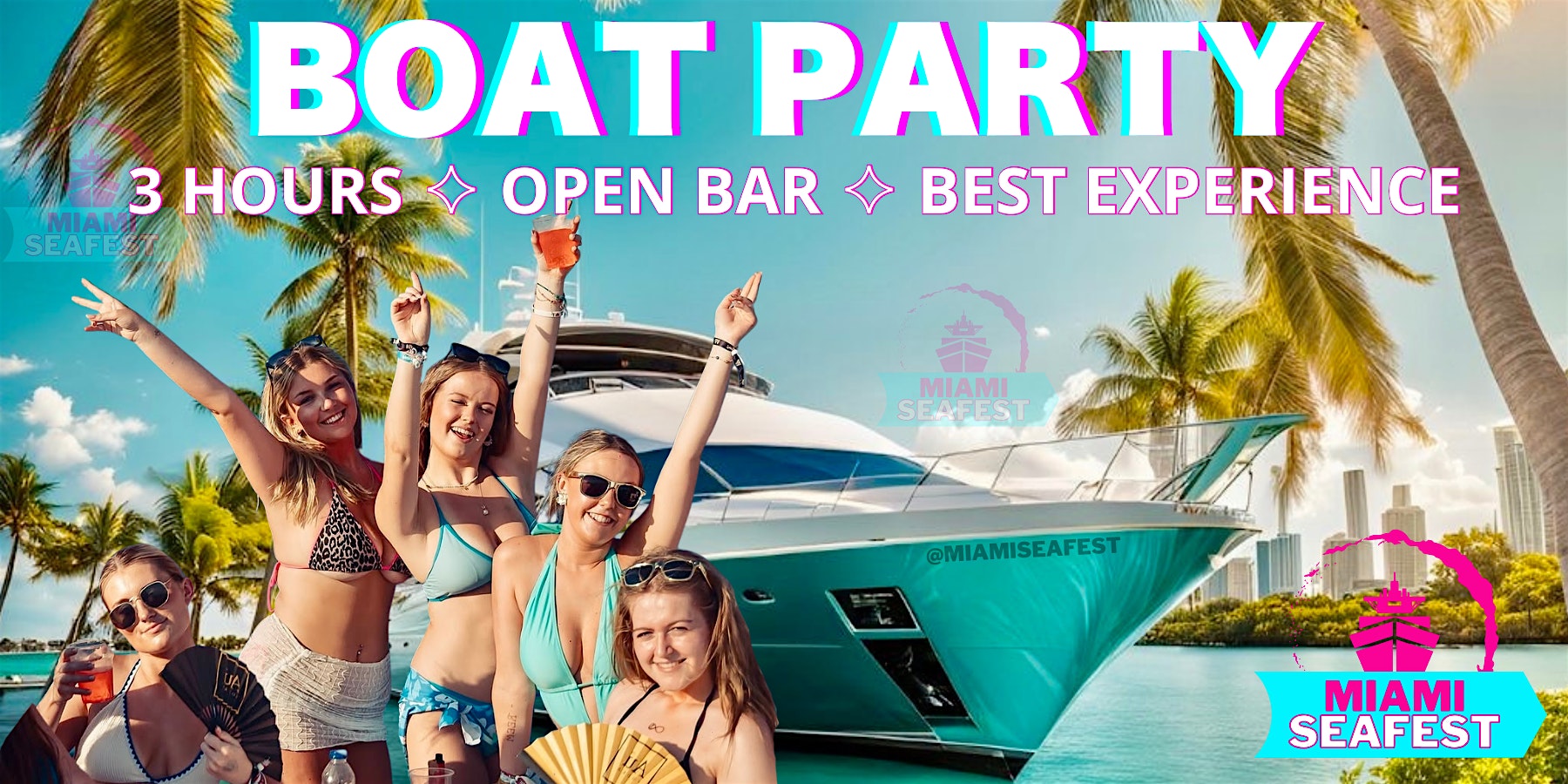 Boat Party Miami – Party Boat Miami Beach at Boat Party Miami – Miami, FL