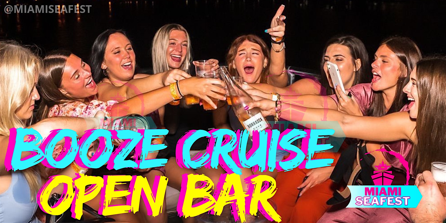 Booze Cruise – VIP Miami Beach Experience Booze Cruise at Miami Beach Yacht Party – Miami, FL