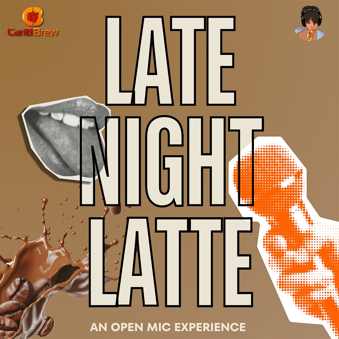 LATE NIGHT LATTE at Caribbrew café – specialty Haitian coffee & more – Newark, NJ