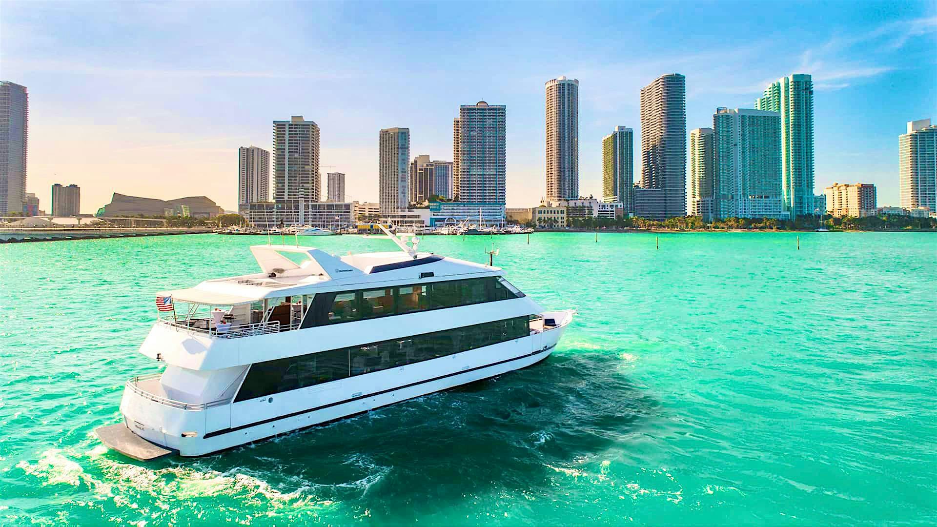 All Inclusive Yacht Miami Beach – The Miami Experience Yacht Party at 401 Biscayne Blvd – Miami, FL