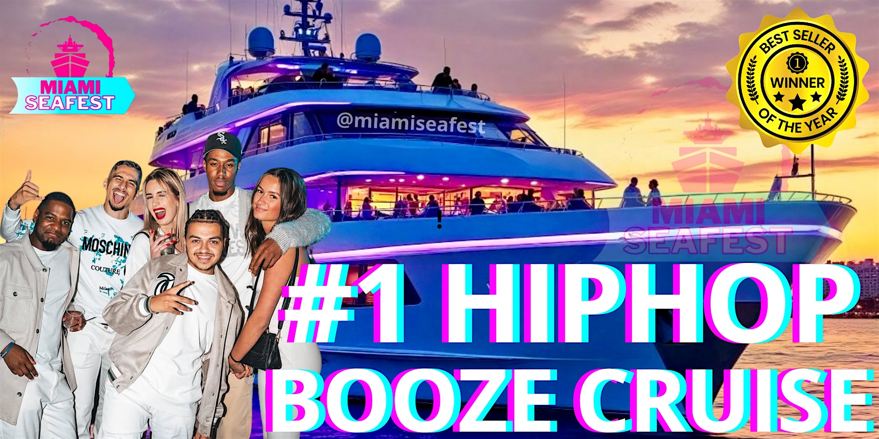 MIAMI BOOZE CRUISE – MEGA BOOZE CRUISE at Miami Beach Booze Cruise – Booze Cruise – Miami, FL