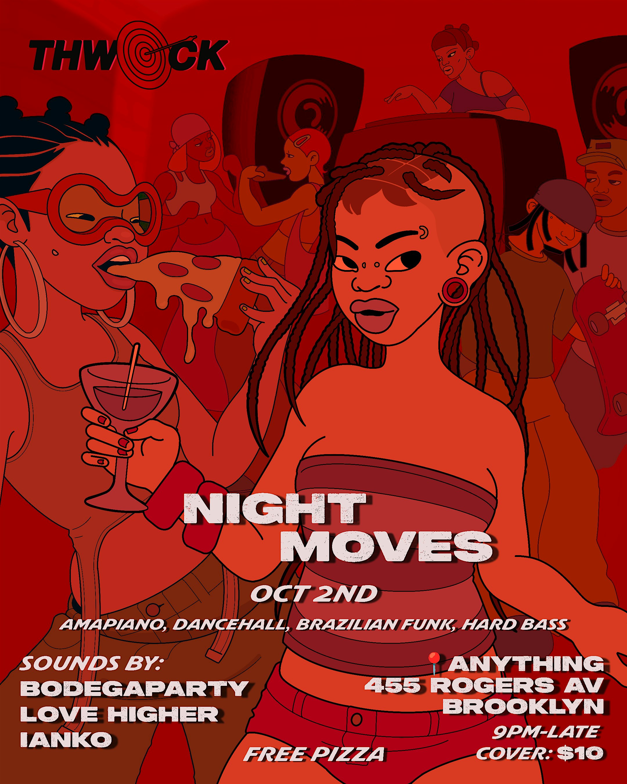 NIGHT MOVES at Anything – Brooklyn, NY