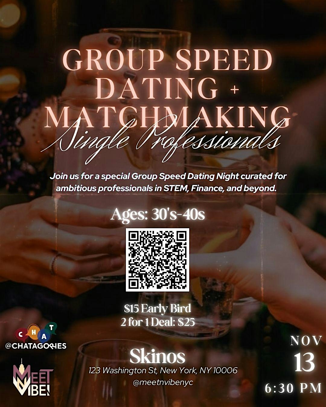 Speed Group Dating + Matchmaking at Skinos – New York, NY