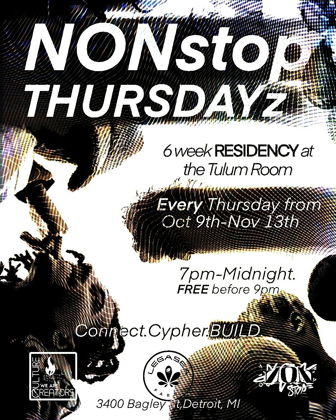 NONstop Thursdayz at 3400 Bagley St – Detroit, MI
