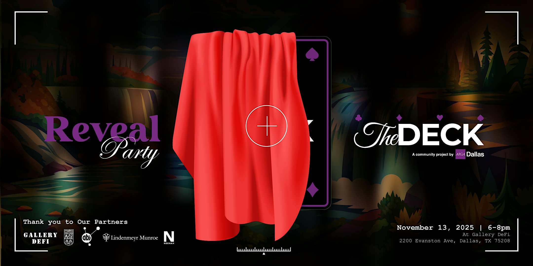 2025 AIGA Dallas Deck Reveal Party at Gallery DeFi – Dallas, TX