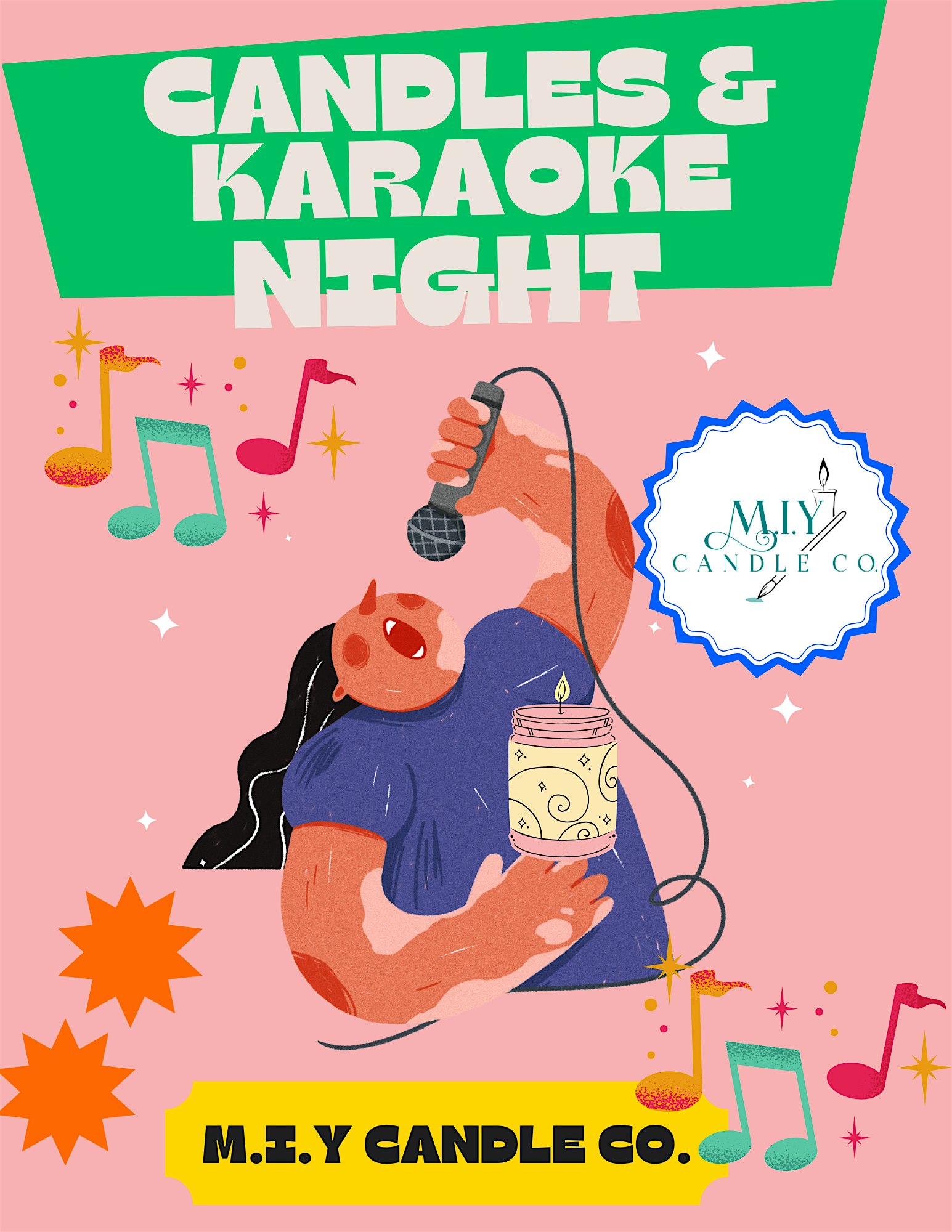 Karaoke & Candle Making at 715 Frederick Rd 1st floor – Catonsville, MD