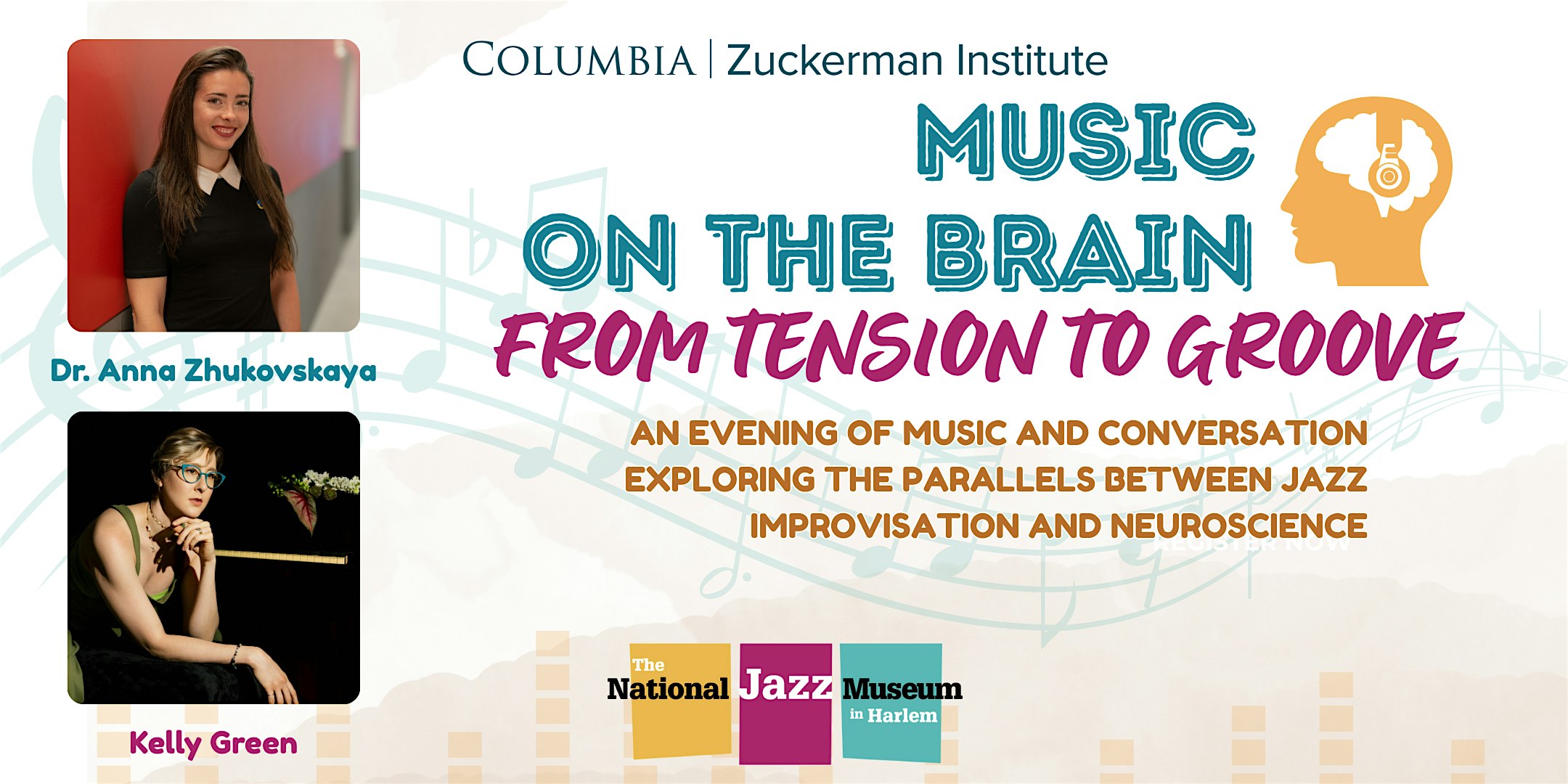 Music on the Brain: From Tension to Groove at The National Jazz Museum in Harlem – New York, NY