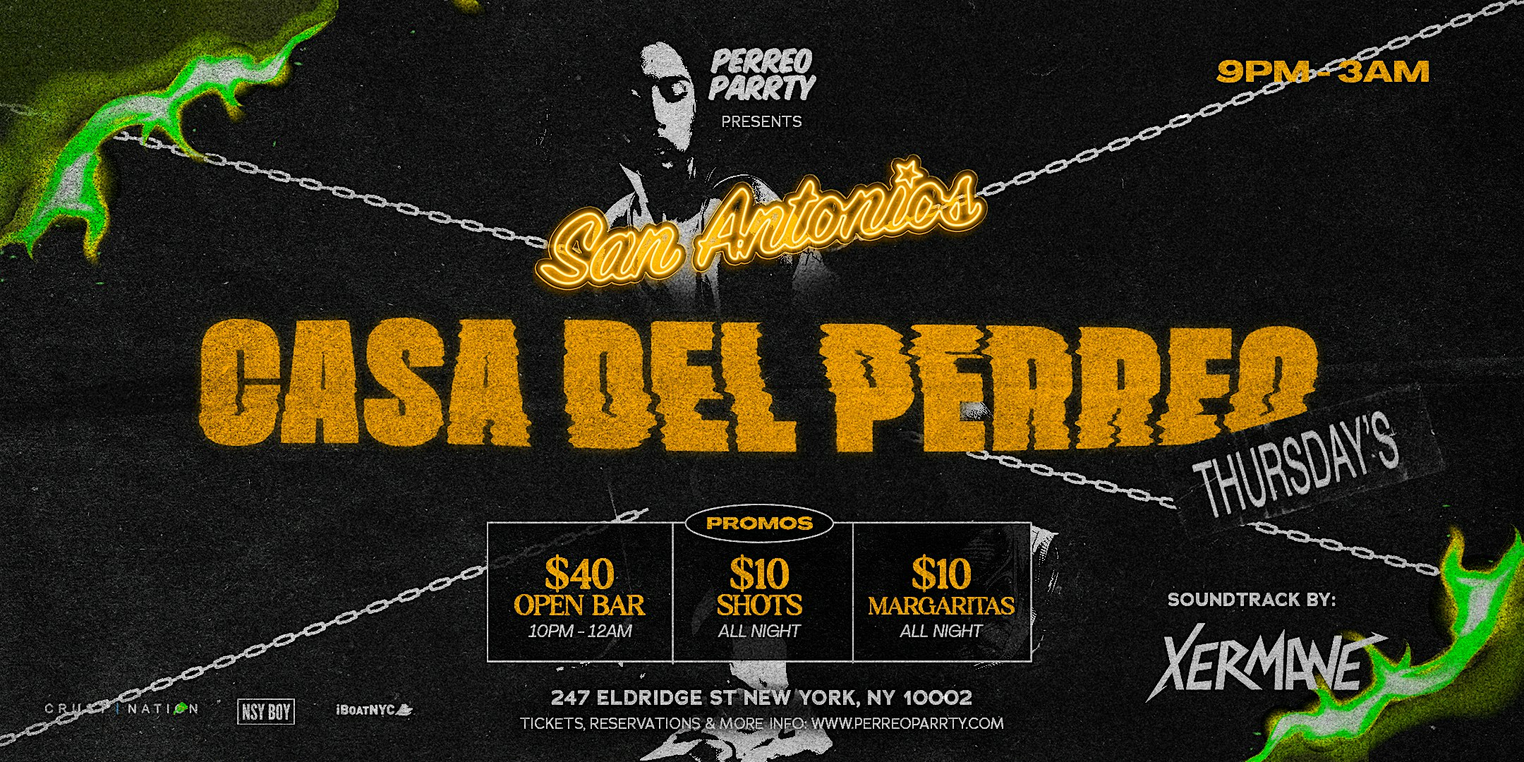 Casa del Perreo – Latin & Reggaeton Party NYC at San Antonios – New York, NY