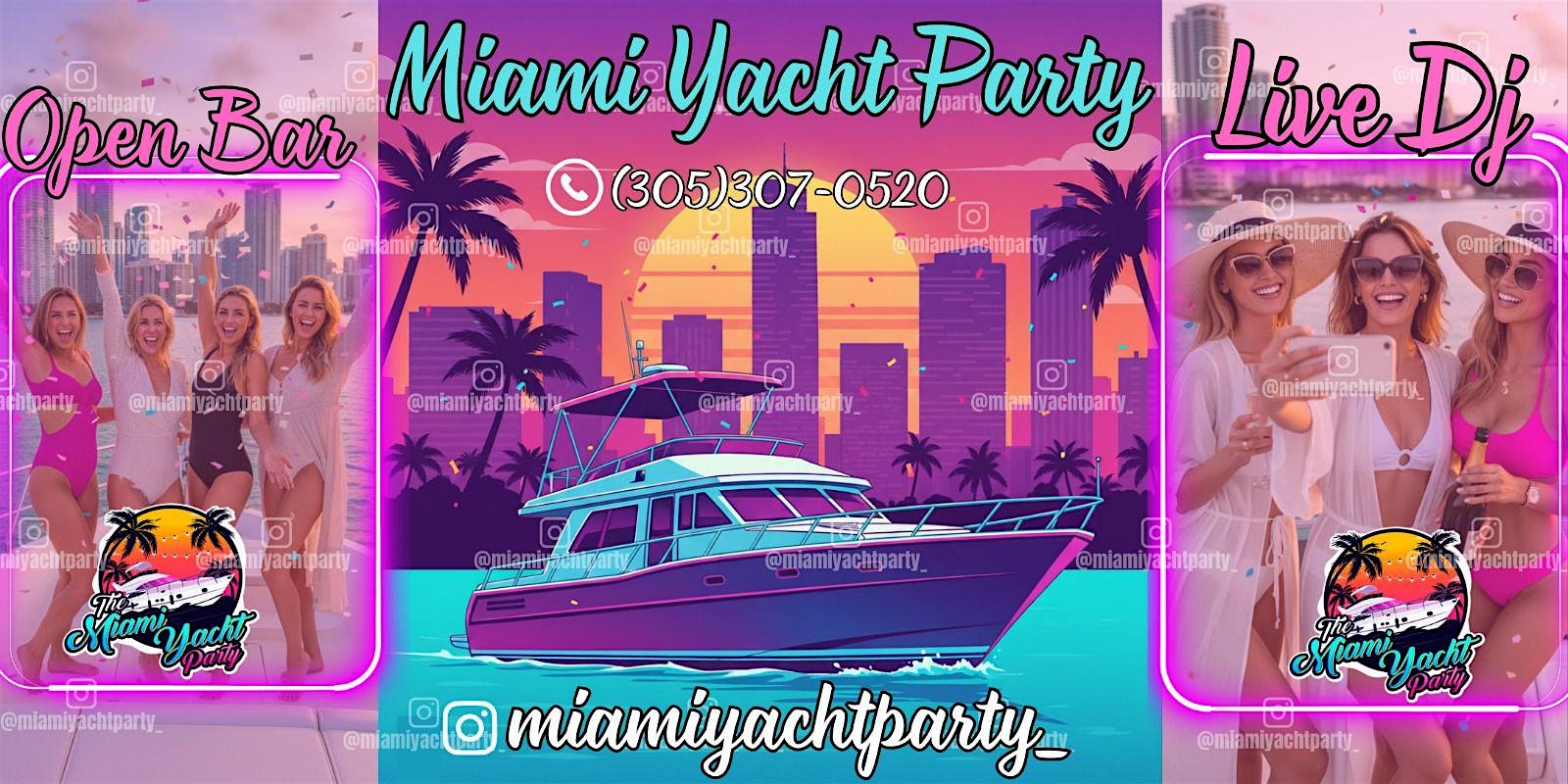 ALL INCLUSIVE YACHT PARTY PACKAGE at MIAMI YACHT PARTY – Miami, FL